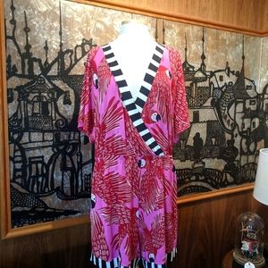 Anthropologie x Farm Rio Salma Parrot Romper